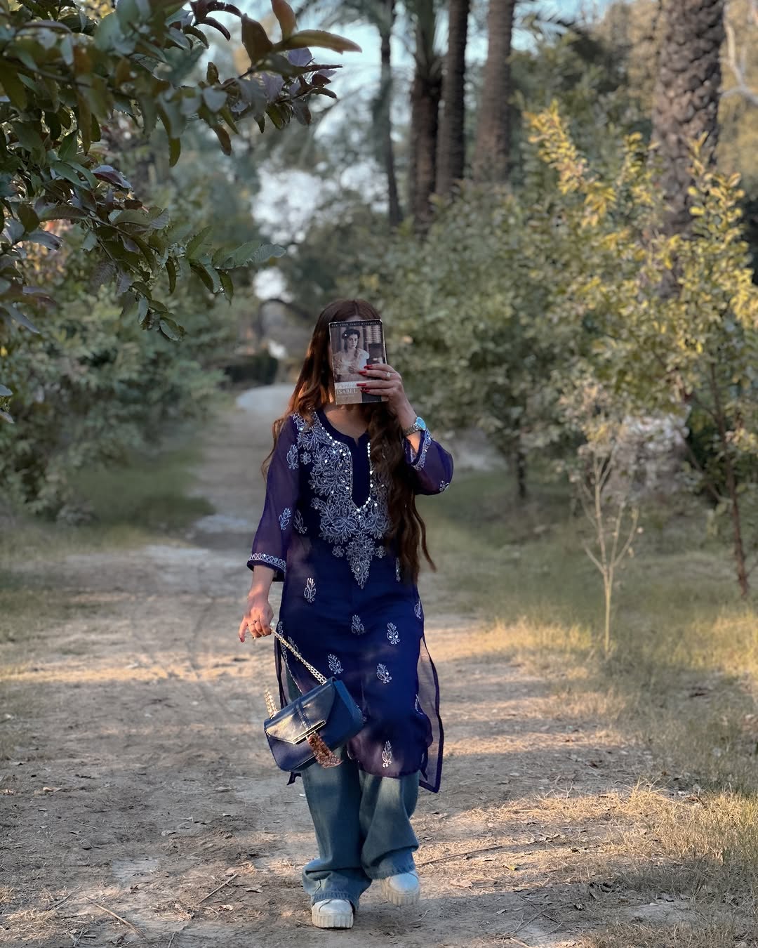 Royal Blue Embroidered Kurta – Elegant Festive Wear